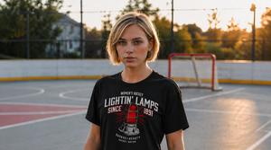 Lighting Lamps since 1891 Women's Sleeve Tee