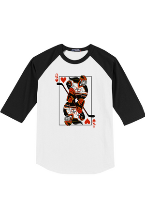 Queen of Hearts Baseball Tee