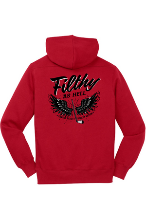 Filthy as Hell Lace Up Hoodie