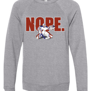 NOPE.  Crewneck Sweatshirt