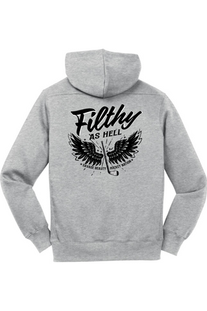 Filthy as Hell Lace Up Hoodie