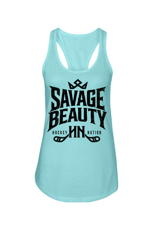 Savage Beauty Hockey Nation Racerback Tank