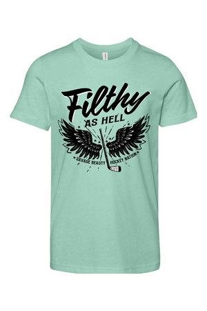 Filthy as Hell Youth Jersey Tee