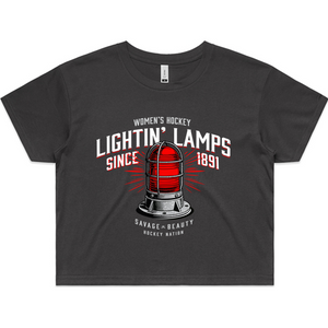 Lighting Lamps since 1891 Crop Tee