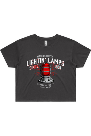 Lighting Lamps since 1891 Crop Tee