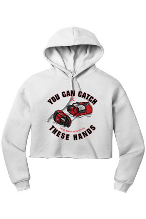 Catch Hands Cropped Hoodie
