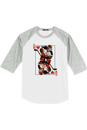 Queen of Hearts Baseball Tee