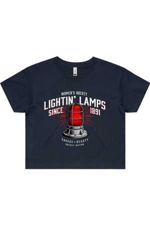 Lighting Lamps since 1891 Crop Tee
