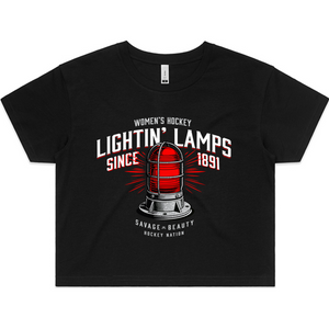 Lighting Lamps since 1891 Crop Tee