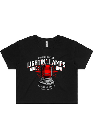Lighting Lamps since 1891 Crop Tee