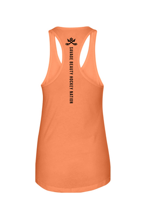 Savage Beauty Hockey Nation Racerback Tank