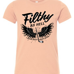 Filthy as Hell Youth Jersey Tee