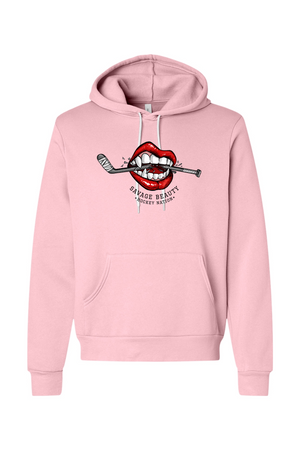 Warning - Will Bite Fleece Hoodie