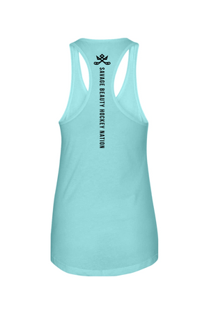 Savage Beauty Hockey Nation Racerback Tank