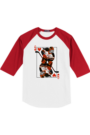 Queen of Hearts Baseball Tee