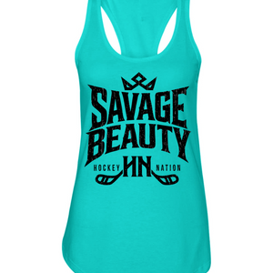Savage Beauty Ladies Racerback Tank