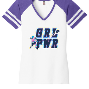 GRL PWR V Neck Womens
