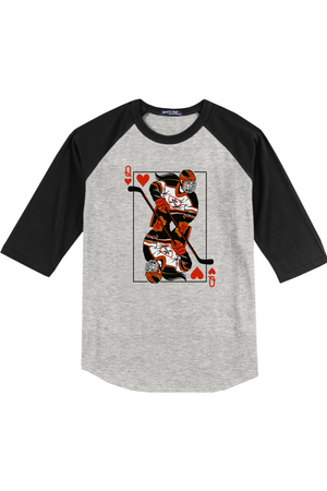 Queen of Hearts Baseball Tee