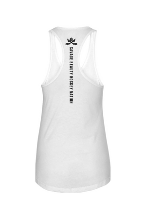 Savage Beauty Hockey Nation Racerback Tank