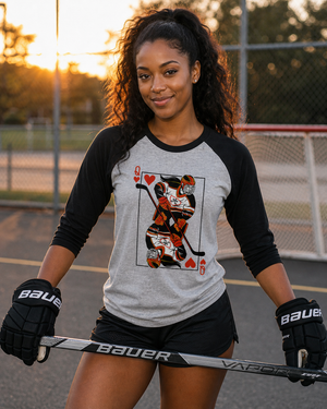 Queen of Hearts Baseball Tee